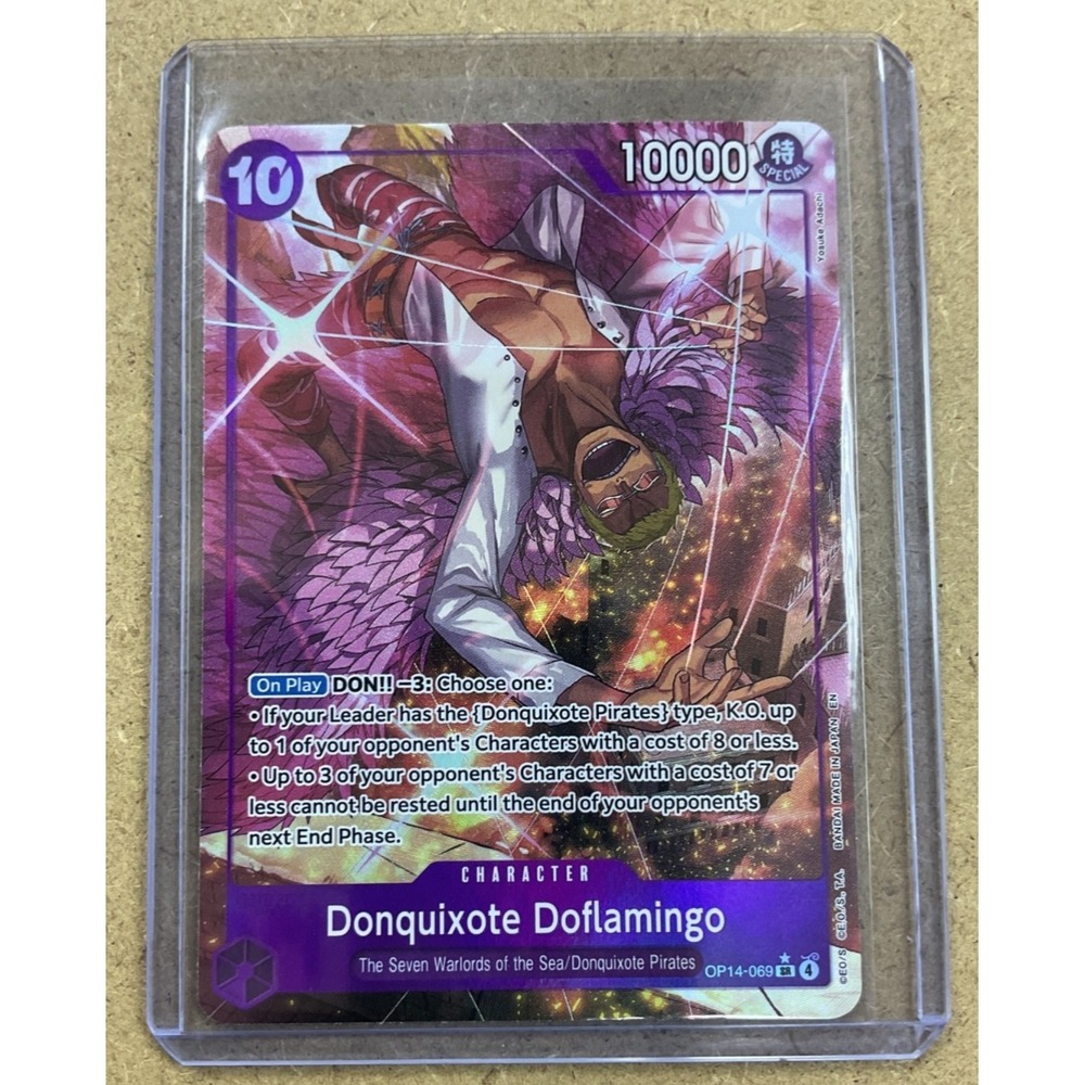 Donquixote Doflamingo OP14-069 SR One Piece Card Game Alt Art